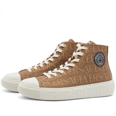 versace high top trainer|Versace trainers women.